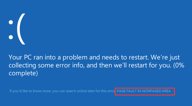 [Solved] Page Fault In Nonpaged Area error in Windows 10 